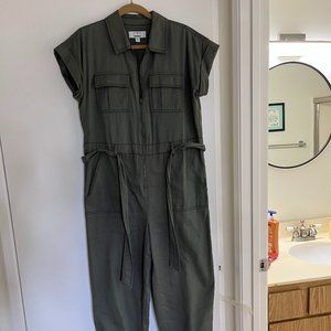 Olive green cargo jumpsuit size small